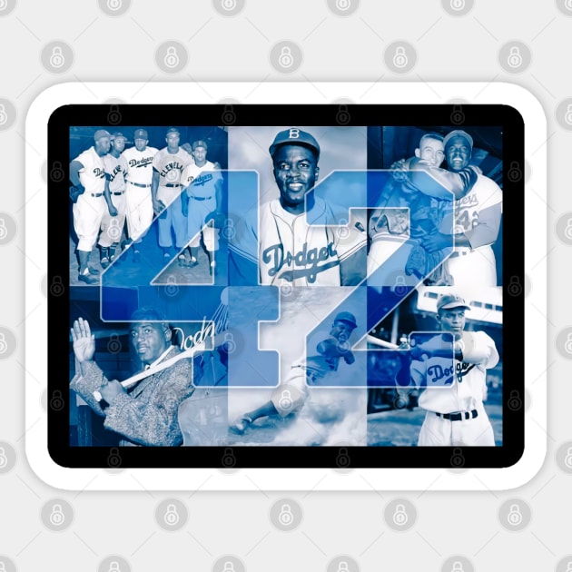 42 JACKIE ROBINSON Sticker by Samono